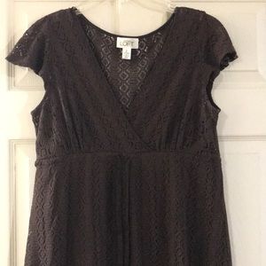 Brown Loft dress sz 8